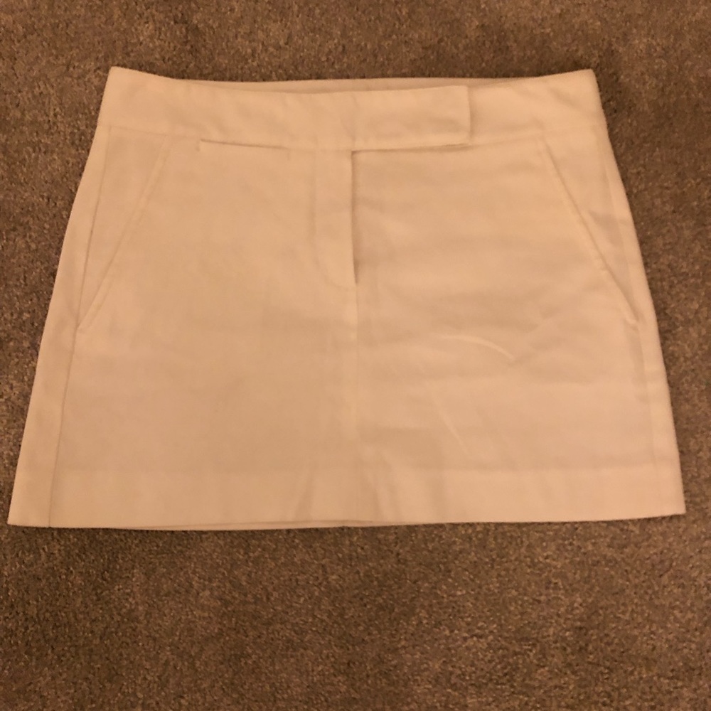 White skirt